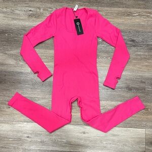 NWT! Hot Pink One Piece Workout Suit